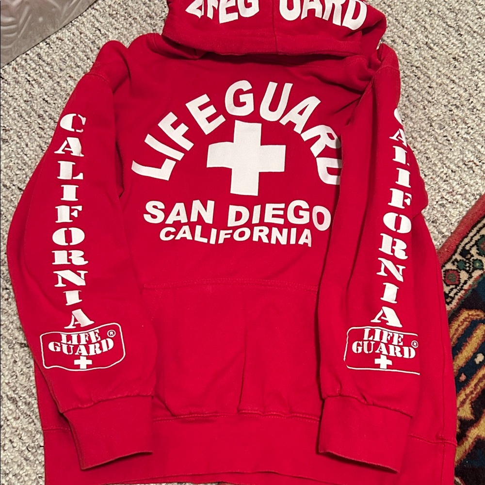 Lifeguard hoodie California  San Diego medium